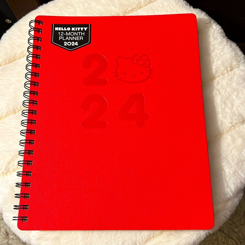 Hello Kitty 12 month planner 2024 new